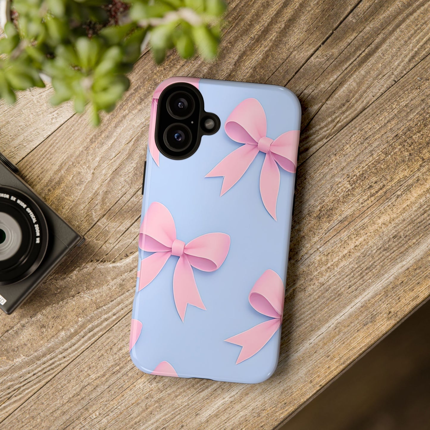 Cute Bow Phone Case, Gift for Her, Floral Phone Cover, Trendy Tech Accessory, Birthday Gift, Girlfriend Present