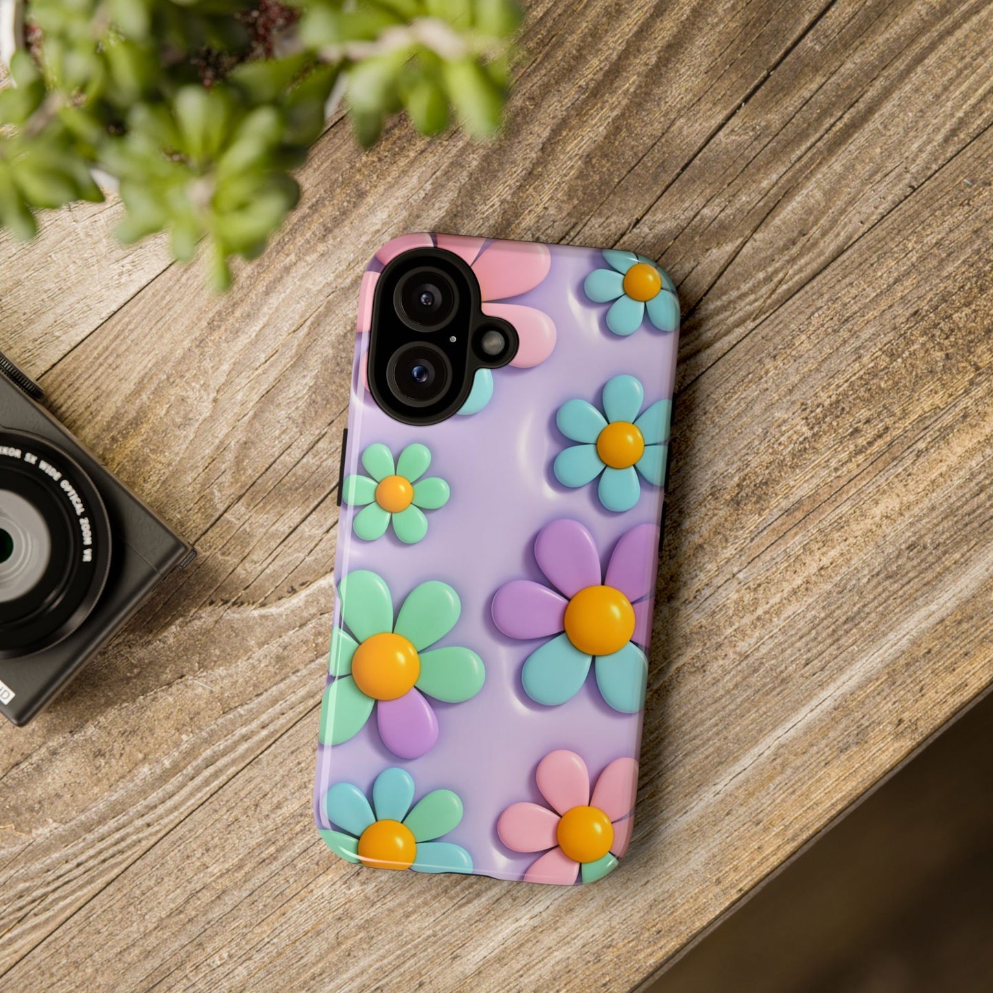 iPhone Tough Cases Cute Flower Phone Case