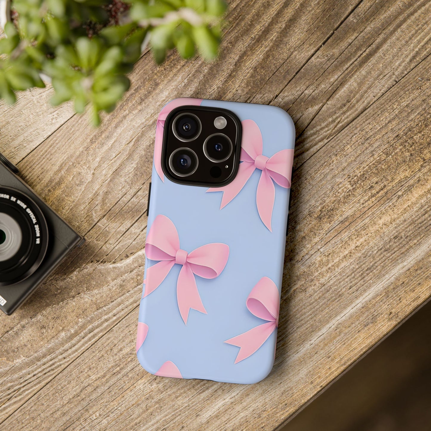 Cute Bow Phone Case, Gift for Her, Floral Phone Cover, Trendy Tech Accessory, Birthday Gift, Girlfriend Present