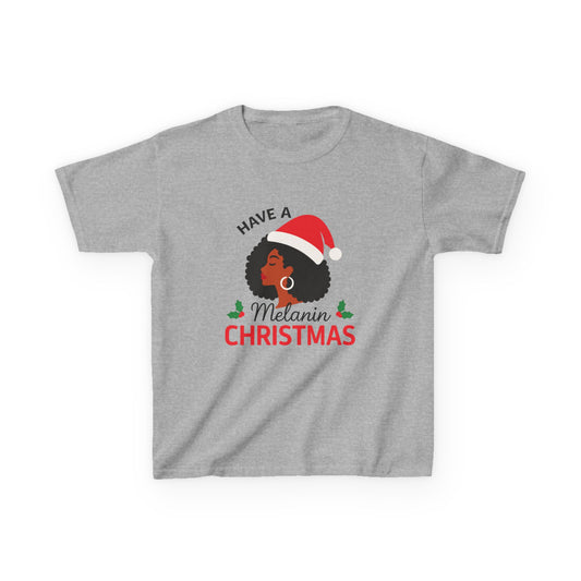 Christmas Kids Tee - Melanin Print