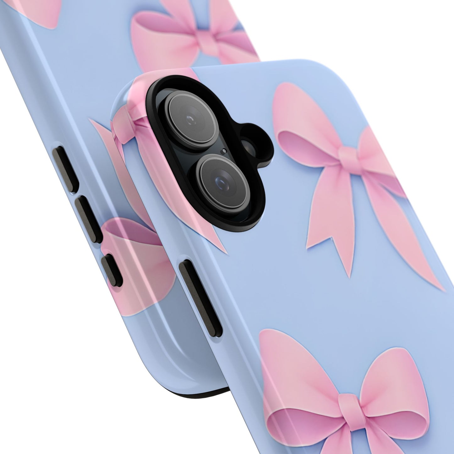 Cute Bow Phone Case, Gift for Her, Floral Phone Cover, Trendy Tech Accessory, Birthday Gift, Girlfriend Present