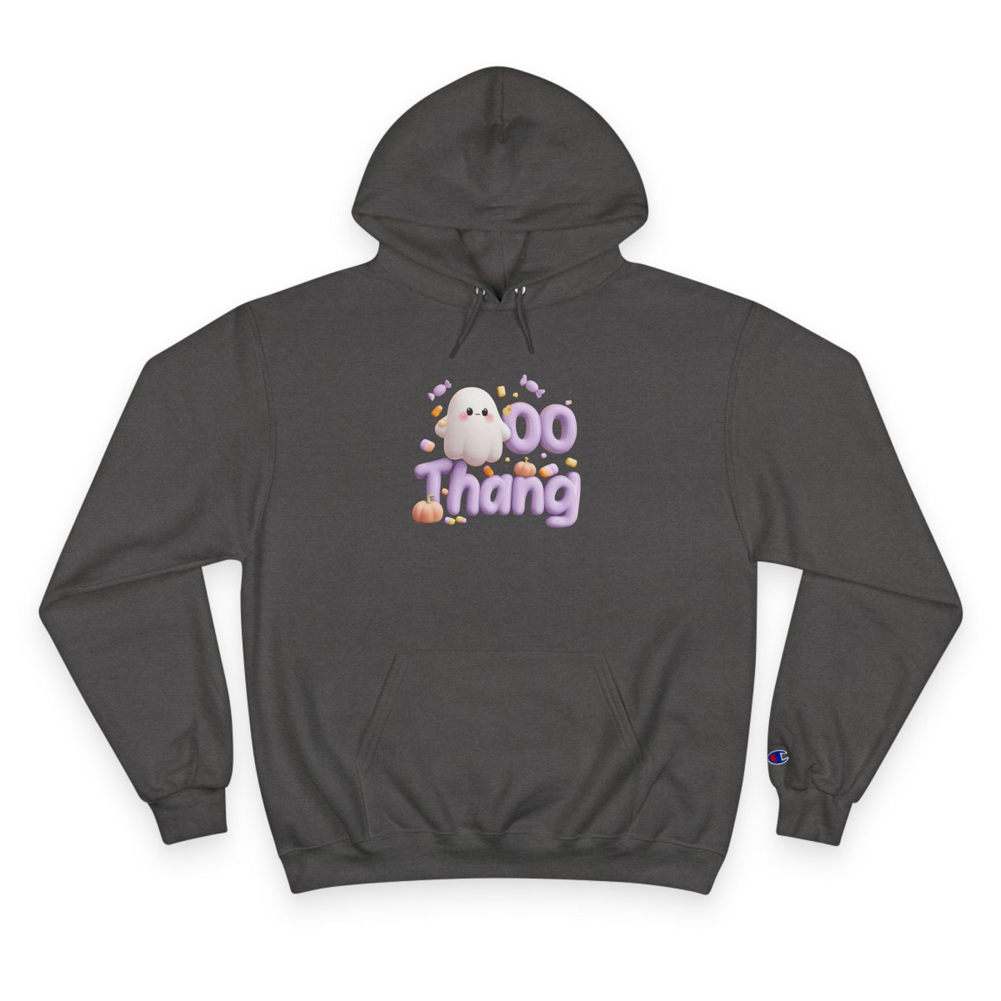 Lighthearted Ghost Champion Hoodie: You've Got This, Cozy Gift for Halloween, Spooky Season Apparel, Casual Comfort, Funny Sweatshirt