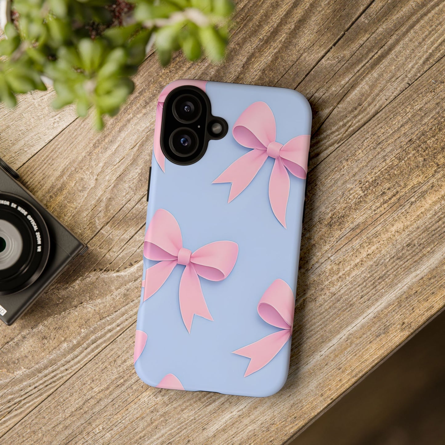 Cute Bow Phone Case, Gift for Her, Floral Phone Cover, Trendy Tech Accessory, Birthday Gift, Girlfriend Present