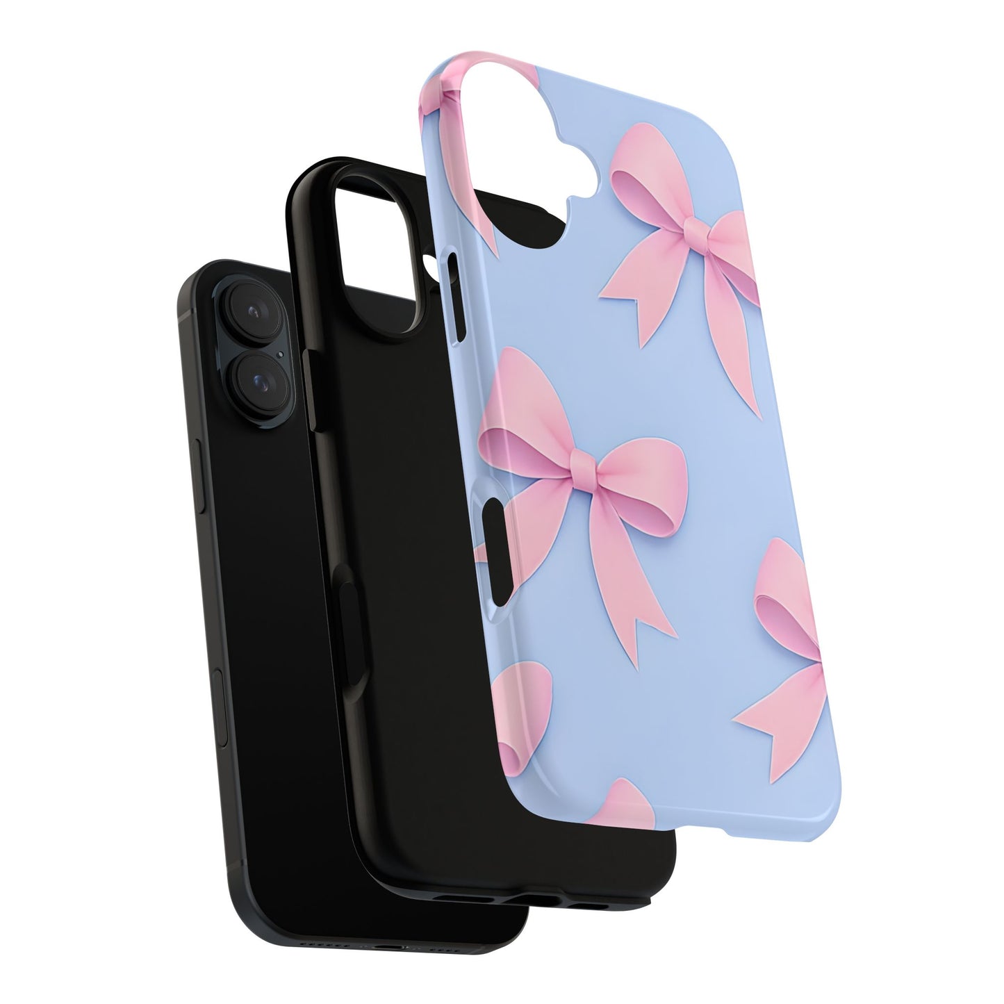 Cute Bow Phone Case, Gift for Her, Floral Phone Cover, Trendy Tech Accessory, Birthday Gift, Girlfriend Present