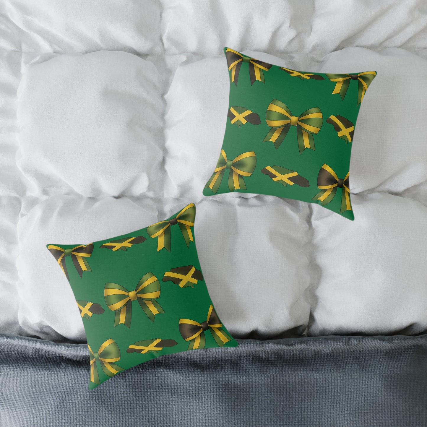 Canvas Pillow Jamaican Colors