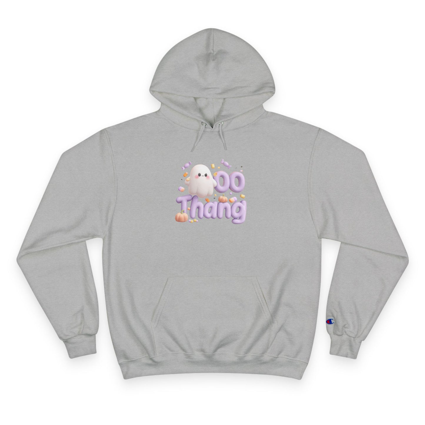 Lighthearted Ghost Champion Hoodie: You've Got This, Cozy Gift for Halloween, Spooky Season Apparel, Casual Comfort, Funny Sweatshirt