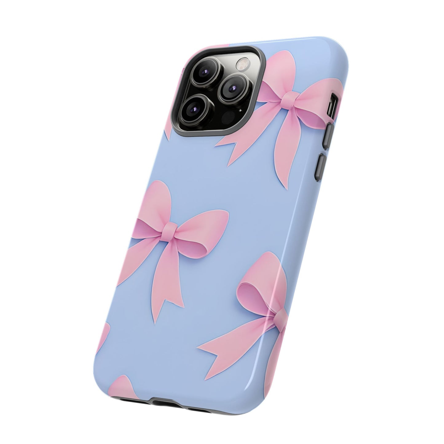 Cute Bow Phone Case, Gift for Her, Floral Phone Cover, Trendy Tech Accessory, Birthday Gift, Girlfriend Present