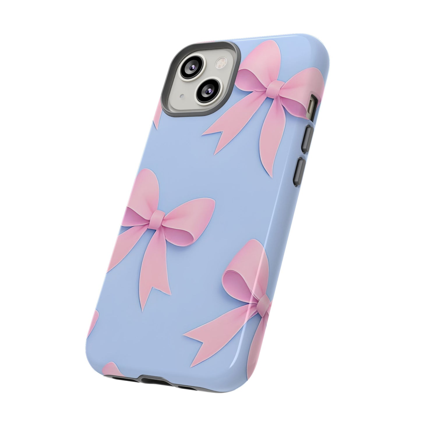 Cute Bow Phone Case, Gift for Her, Floral Phone Cover, Trendy Tech Accessory, Birthday Gift, Girlfriend Present