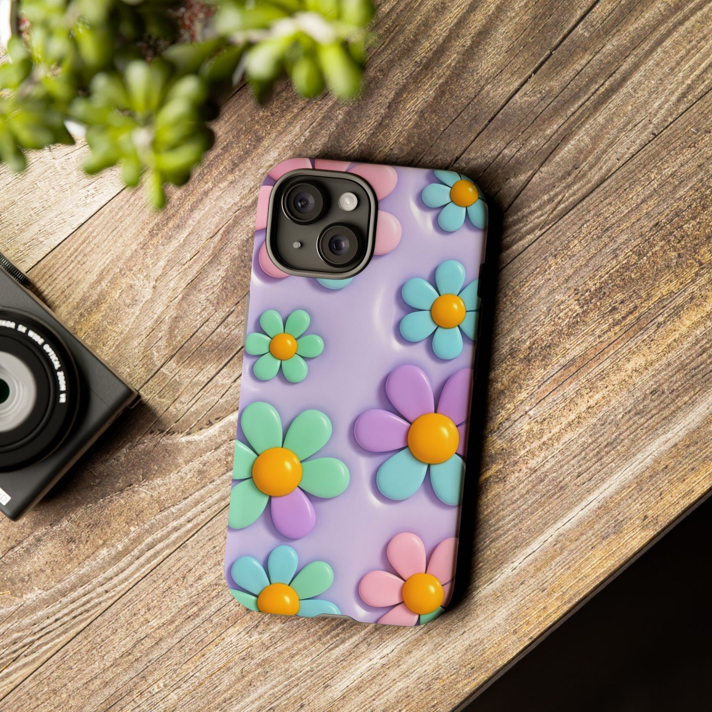 iPhone Tough Cases Cute Flower Phone Case