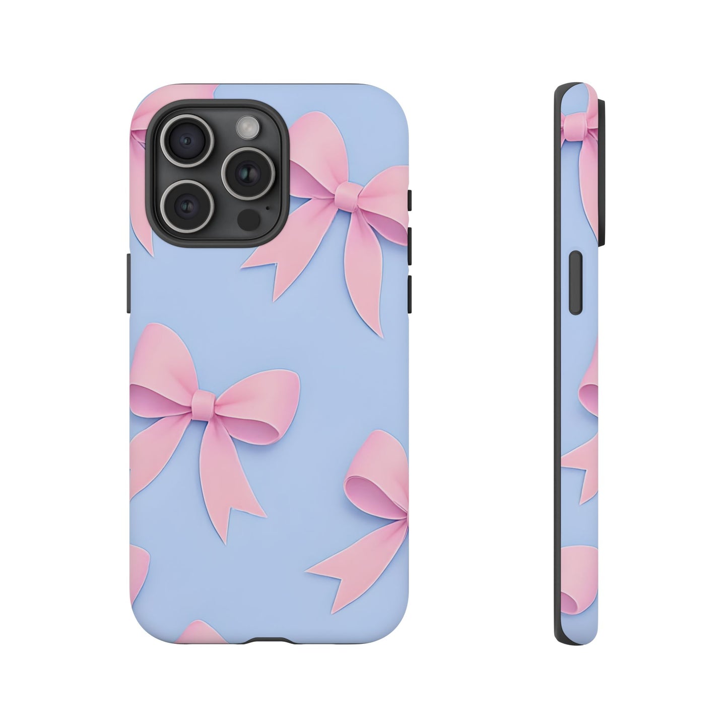 Cute Bow Phone Case, Gift for Her, Floral Phone Cover, Trendy Tech Accessory, Birthday Gift, Girlfriend Present