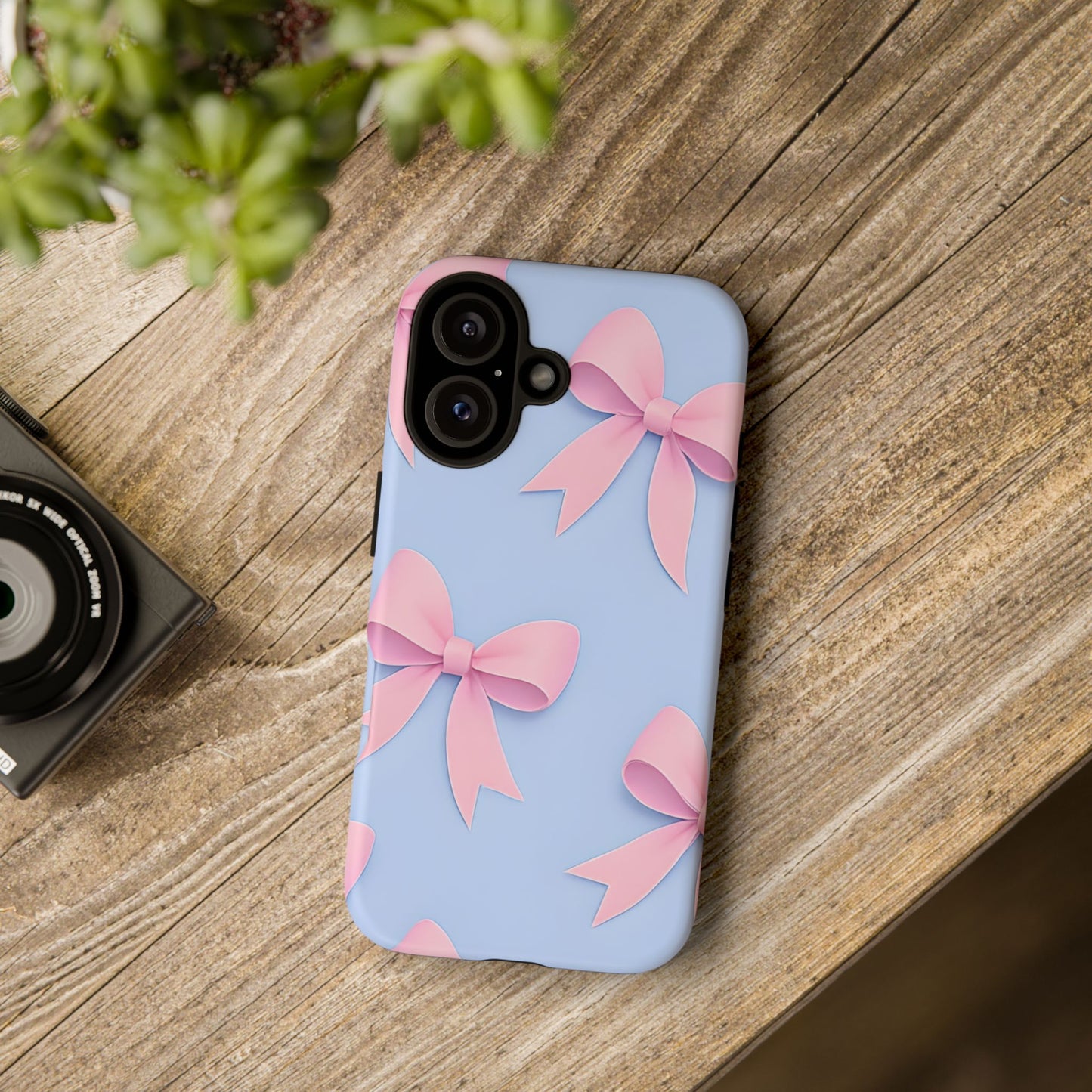 Cute Bow Phone Case, Gift for Her, Floral Phone Cover, Trendy Tech Accessory, Birthday Gift, Girlfriend Present