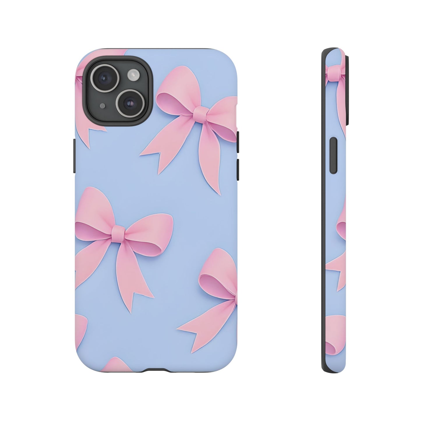 Cute Bow Phone Case, Gift for Her, Floral Phone Cover, Trendy Tech Accessory, Birthday Gift, Girlfriend Present