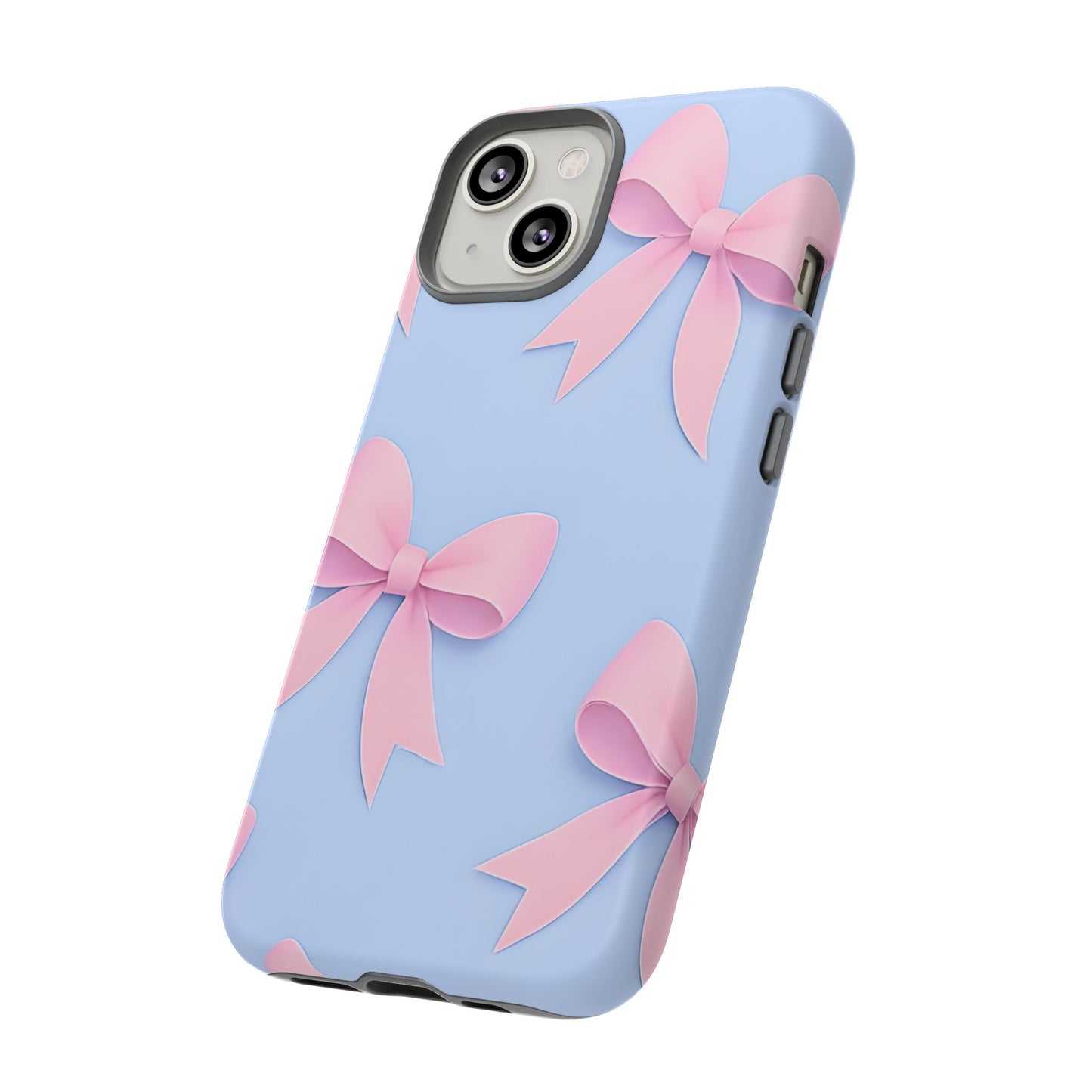 Cute Bow Phone Case, Gift for Her, Floral Phone Cover, Trendy Tech Accessory, Birthday Gift, Girlfriend Present