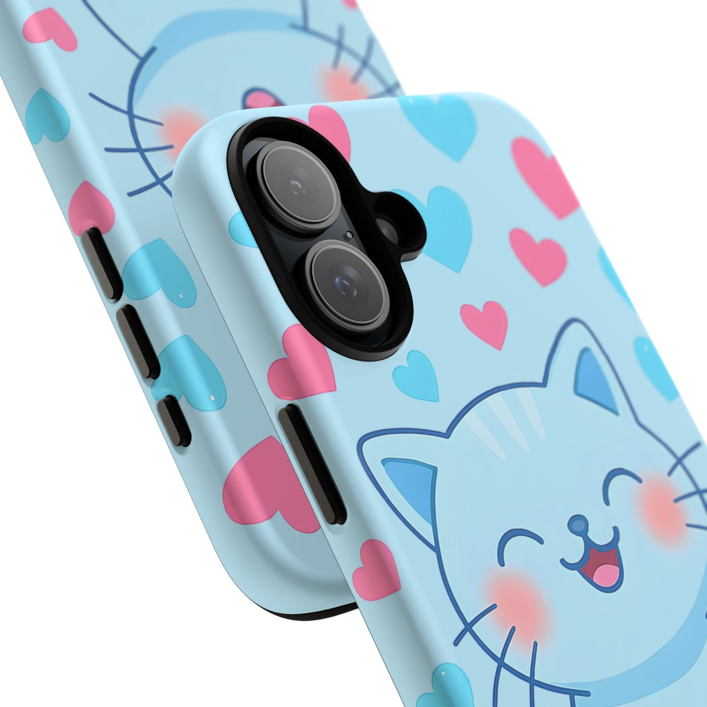 Phone Case - Cute Blue Cat Tough Case