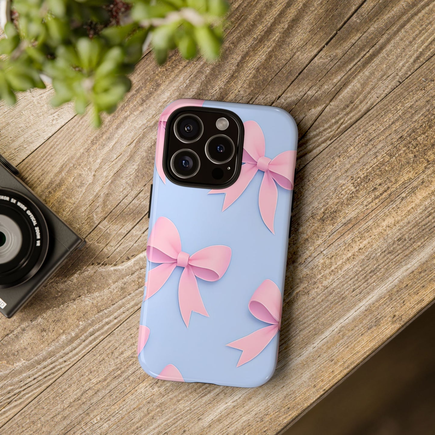 Cute Bow Phone Case, Gift for Her, Floral Phone Cover, Trendy Tech Accessory, Birthday Gift, Girlfriend Present