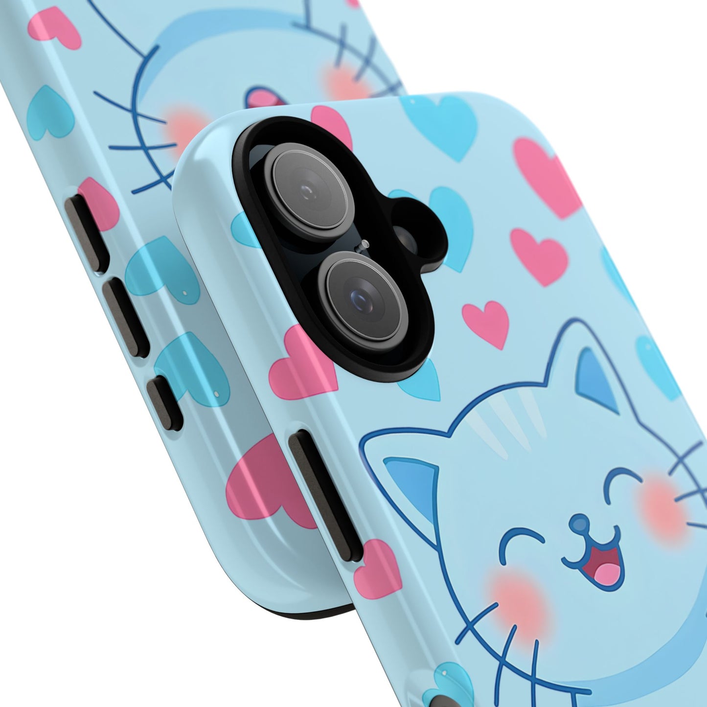 Phone Case - Cute Blue Cat Tough Case