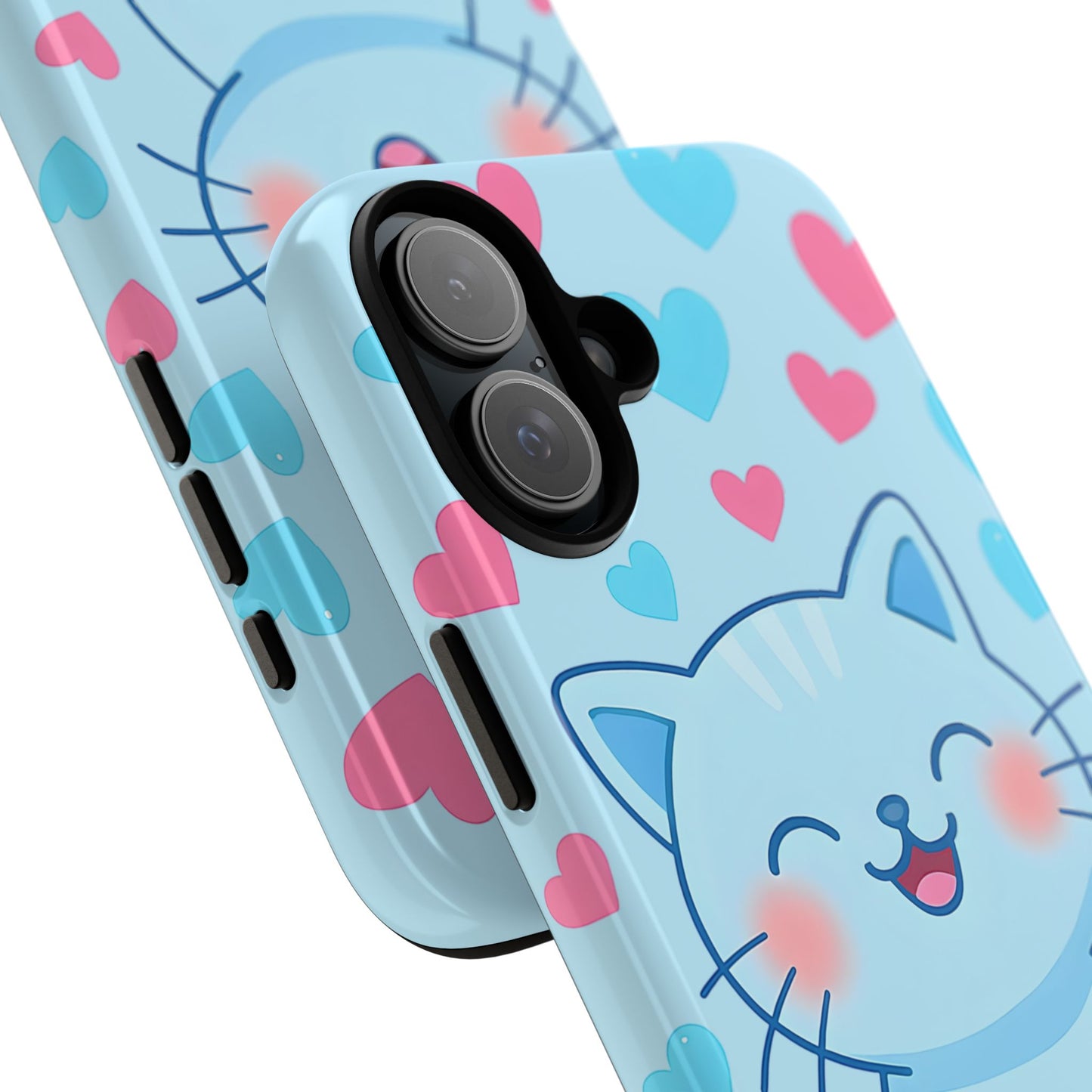 Phone Case - Cute Blue Cat Tough Case