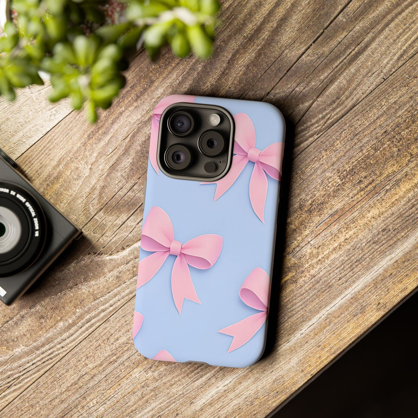Cute Bow Phone Case, Gift for Her, Floral Phone Cover, Trendy Tech Accessory, Birthday Gift, Girlfriend Present