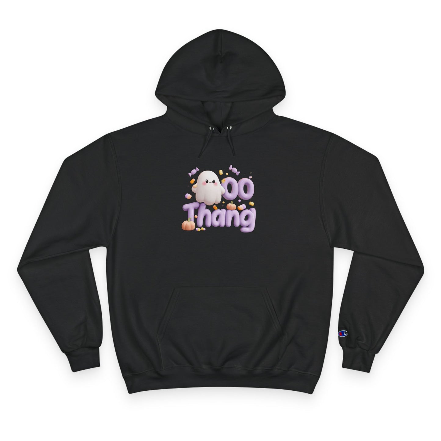 Lighthearted Ghost Champion Hoodie: You've Got This, Cozy Gift for Halloween, Spooky Season Apparel, Casual Comfort, Funny Sweatshirt
