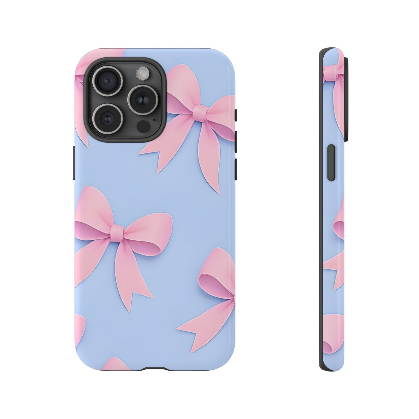 Cute Bow Phone Case, Gift for Her, Floral Phone Cover, Trendy Tech Accessory, Birthday Gift, Girlfriend Present