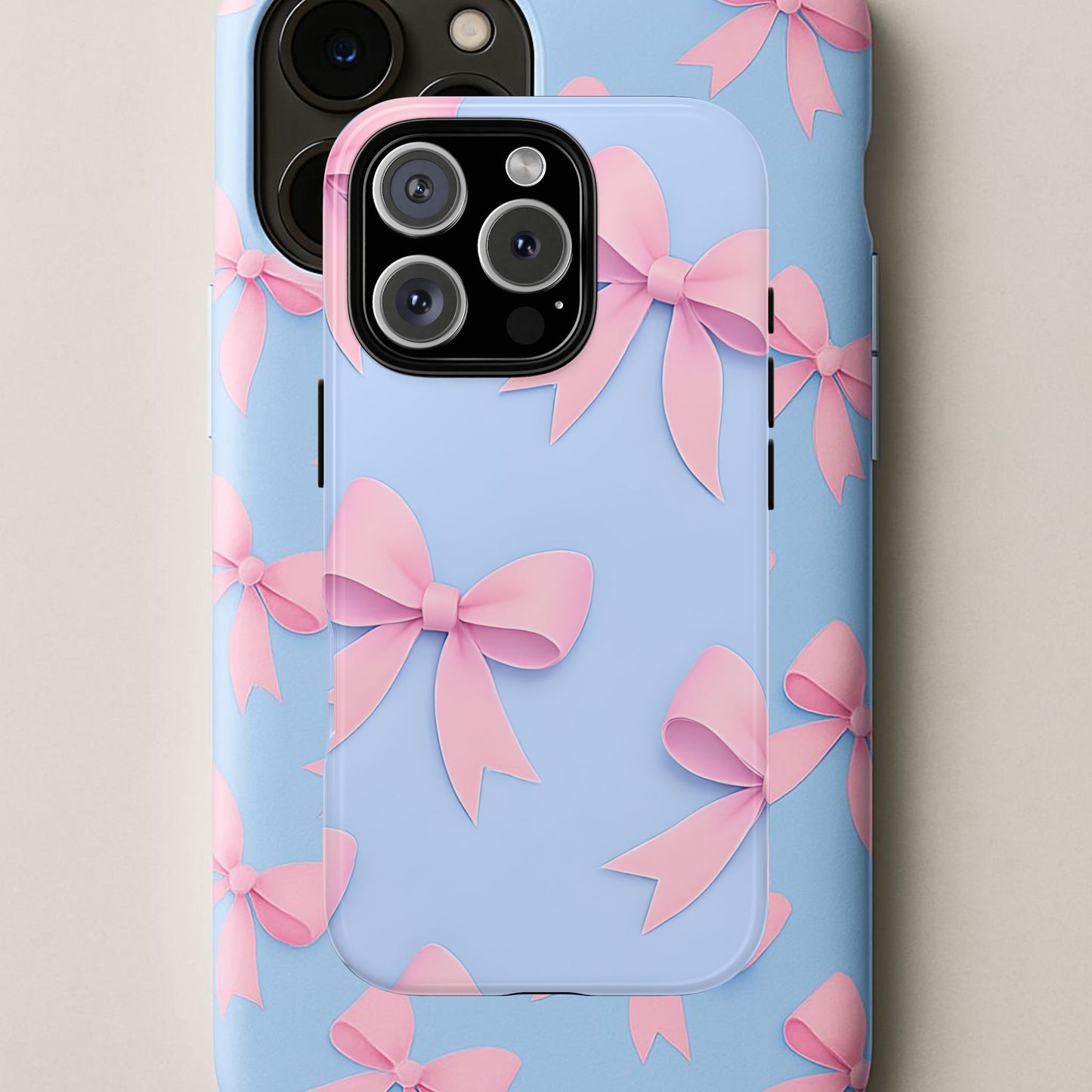Cute Bow Phone Case, Gift for Her, Floral Phone Cover, Trendy Tech Accessory, Birthday Gift, Girlfriend Present