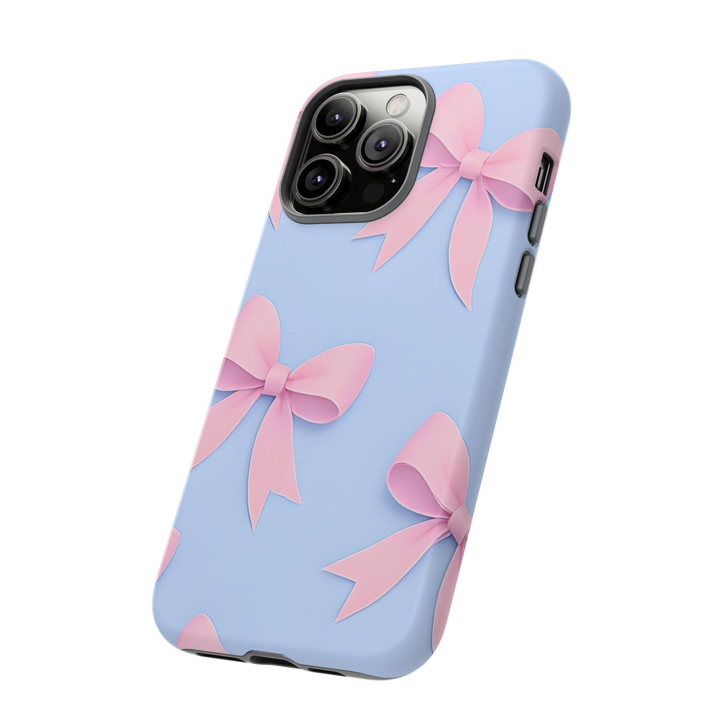 Cute Bow Phone Case, Gift for Her, Floral Phone Cover, Trendy Tech Accessory, Birthday Gift, Girlfriend Present