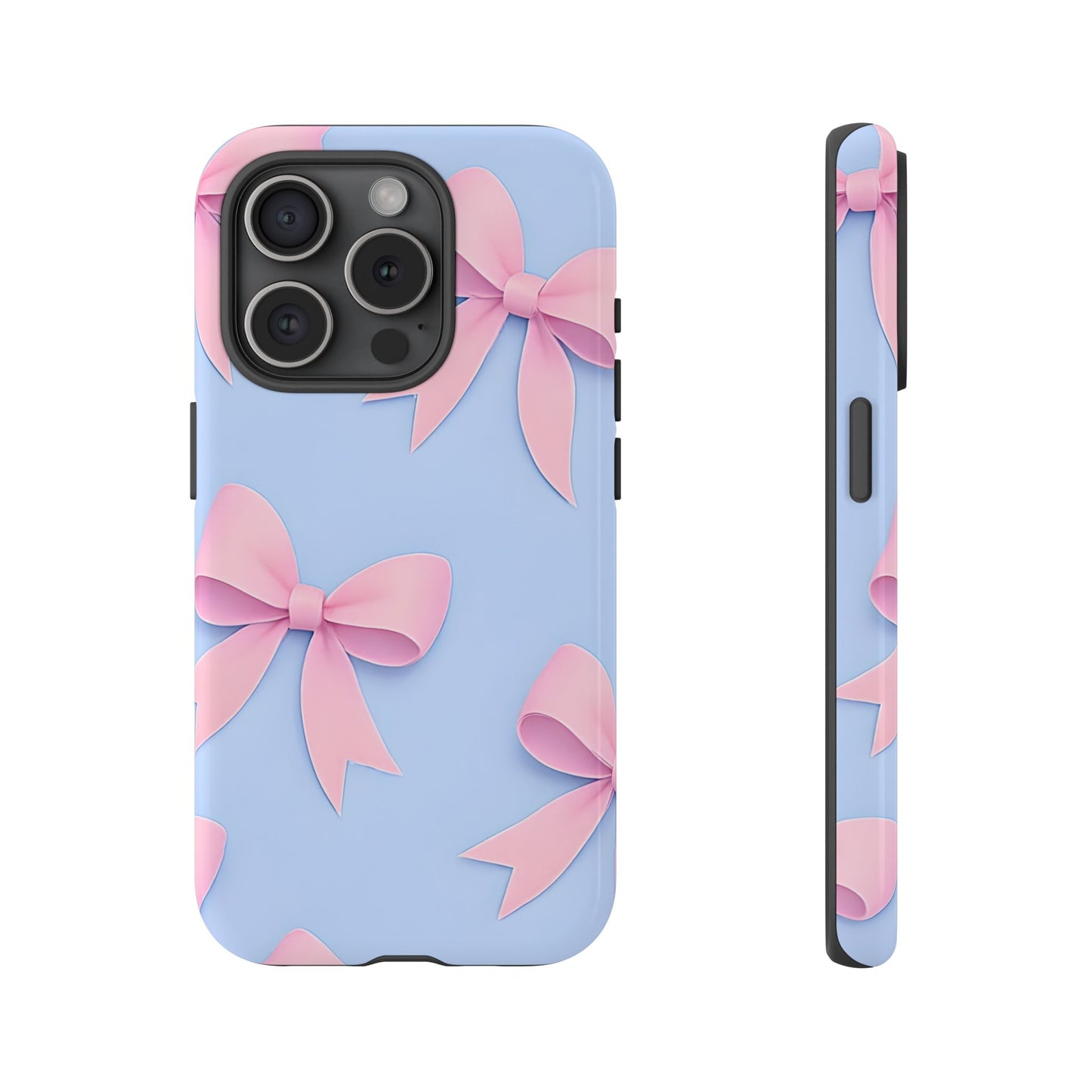 Cute Bow Phone Case, Gift for Her, Floral Phone Cover, Trendy Tech Accessory, Birthday Gift, Girlfriend Present