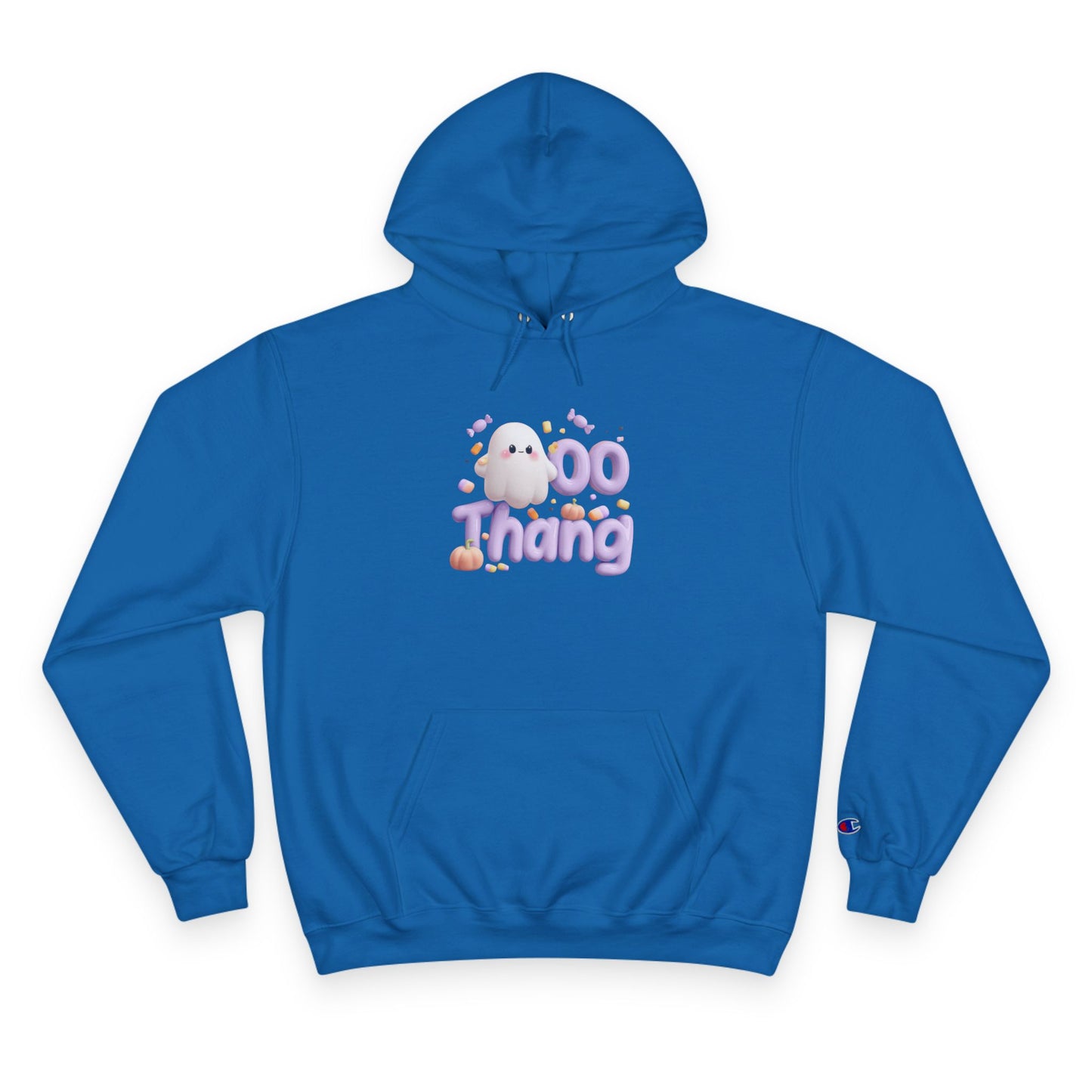 Lighthearted Ghost Champion Hoodie: You've Got This, Cozy Gift for Halloween, Spooky Season Apparel, Casual Comfort, Funny Sweatshirt