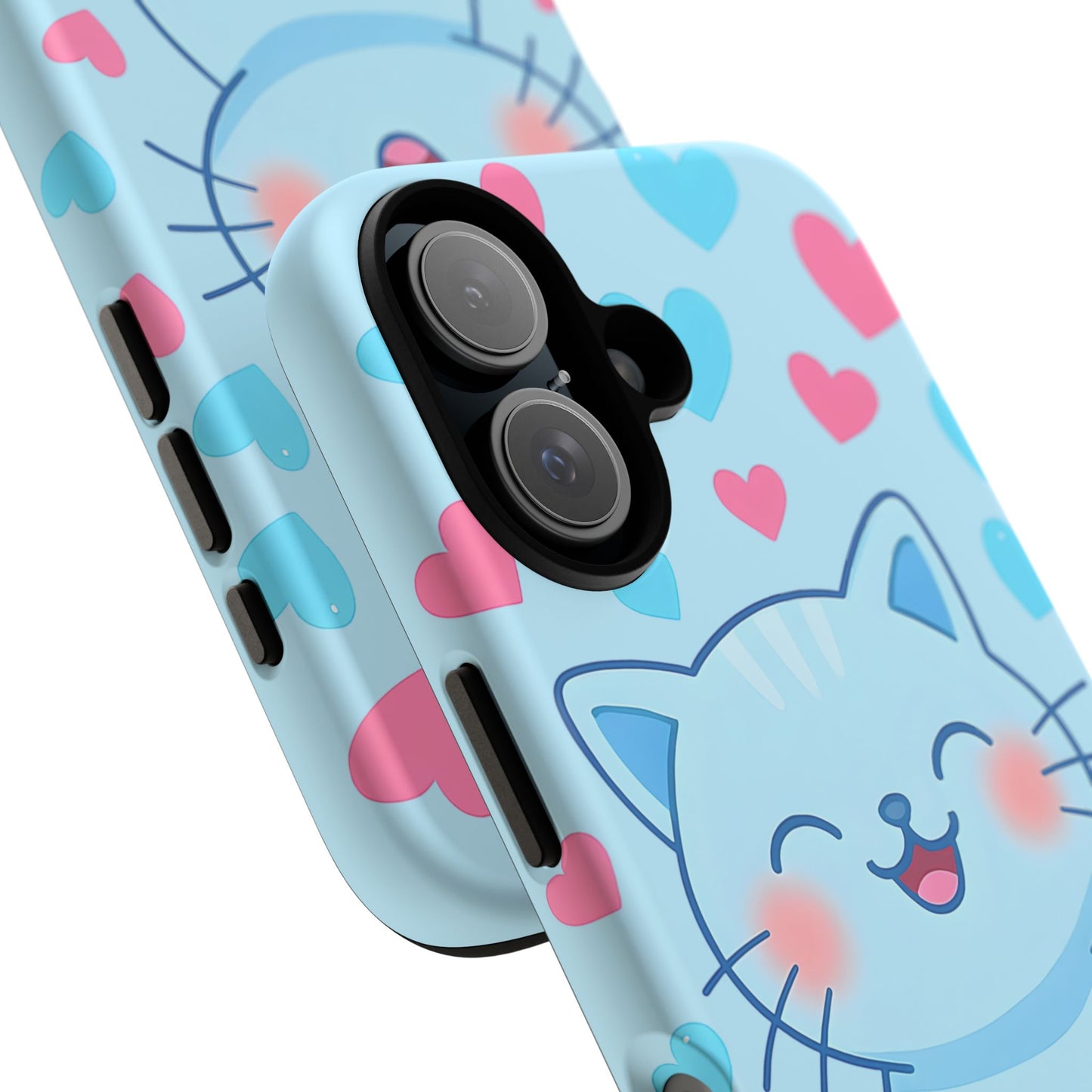 Phone Case - Cute Blue Cat Tough Case