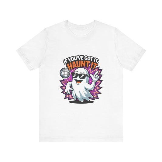 Ghost Party T-Shirt: Fun Halloween Unisex Tee, Perfect for Costume Parties, Casual Wear, Gifts for Friends