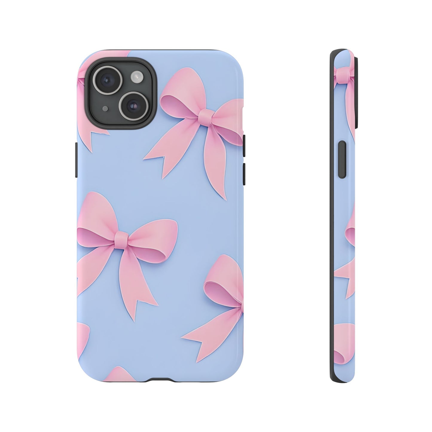 Cute Bow Phone Case, Gift for Her, Floral Phone Cover, Trendy Tech Accessory, Birthday Gift, Girlfriend Present